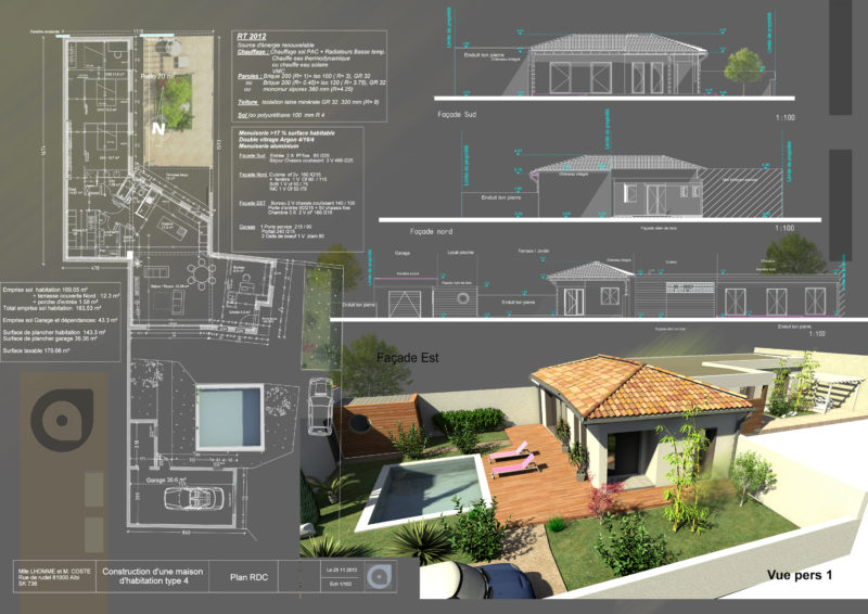 Maison d’habitation Type 4